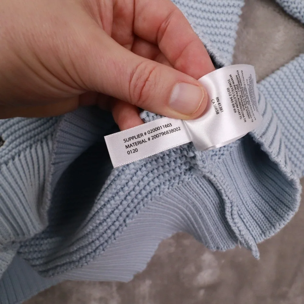 Lauren Ralph Lauren Knit Women's‎ Medium Long Sleeve Sweater Blue Boat Neck